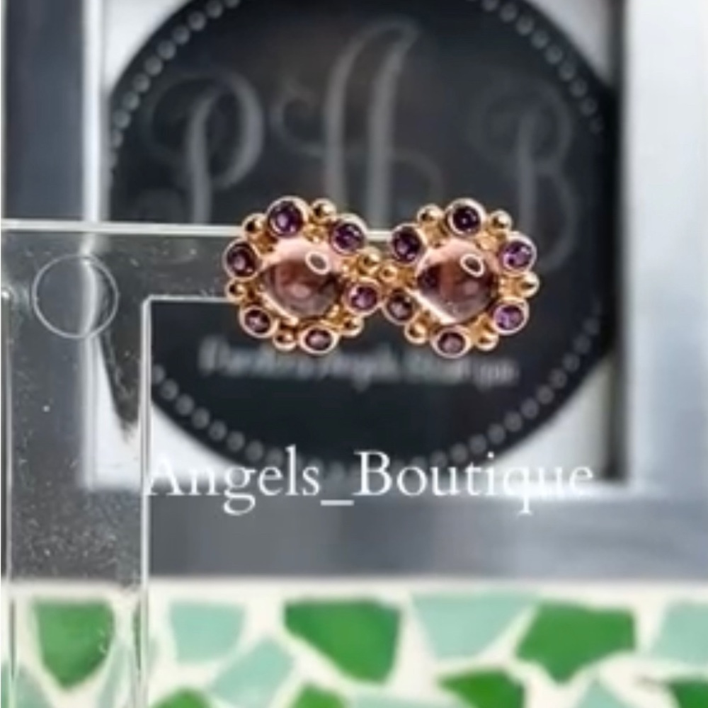 Pandora Rose Gold Heraldic Radiance Stud Earrings 🌺LAST PAIR🌺
